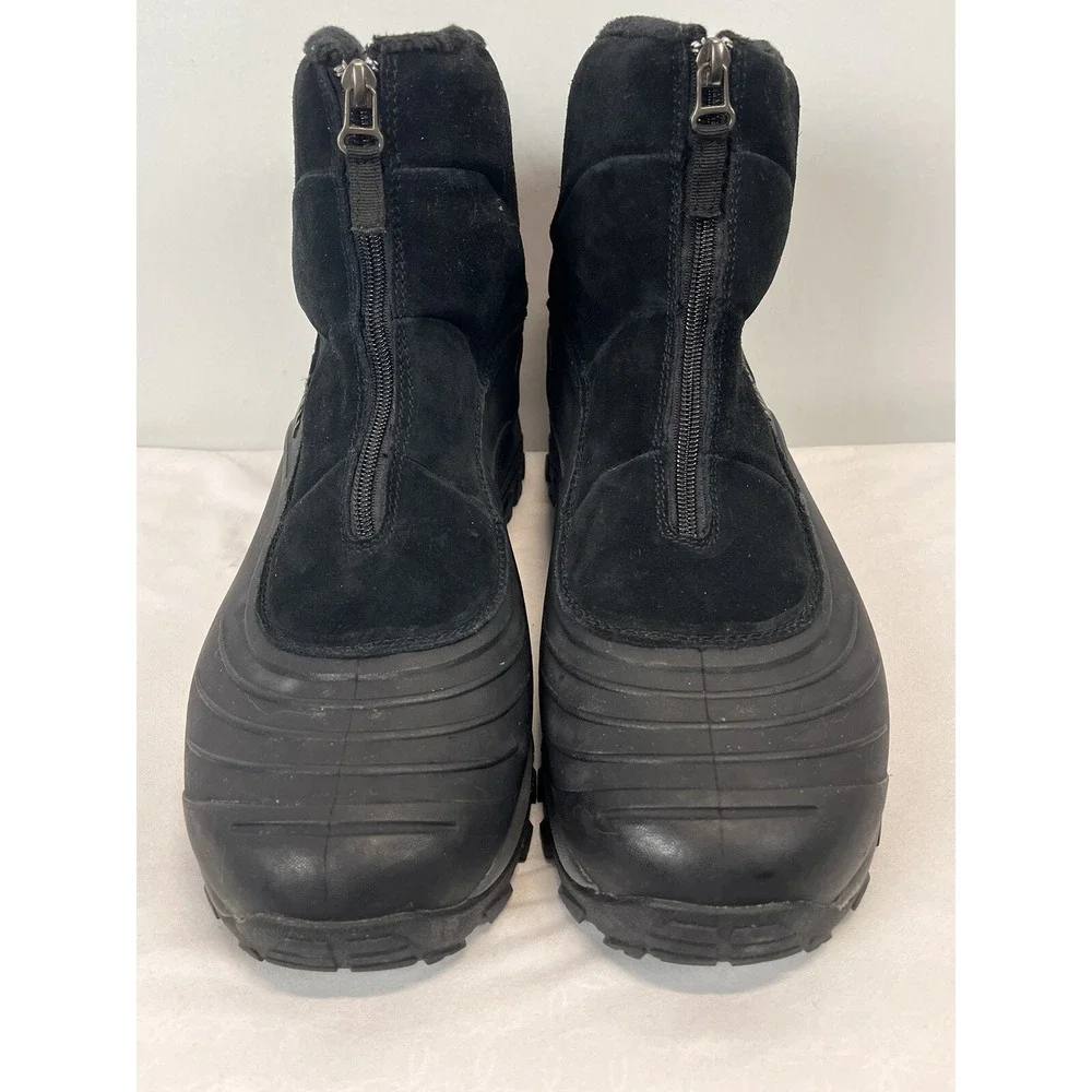Men's Merrell Zip Rain Snow Boots Sz 15 VGUC Black Vibram Sole